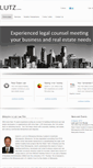 Mobile Screenshot of lutzlawfirm.com